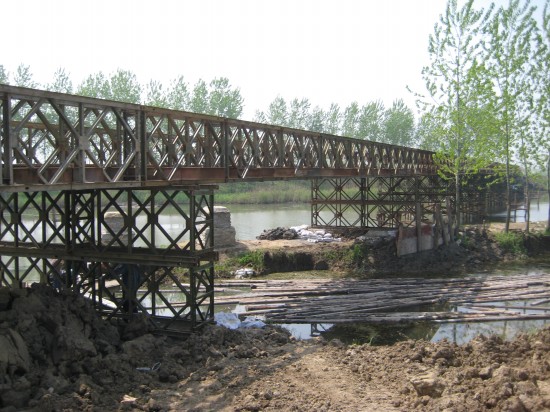 盐城市盐都区s231省道蟒蛇河钢便桥